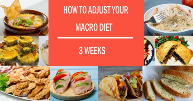 How to Adjust your 3 Weeks Macro Diet